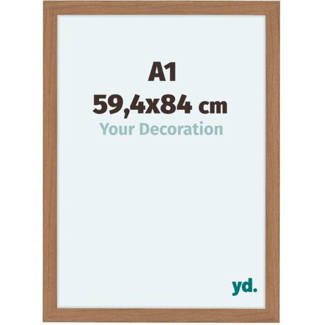 yd. - Cadre photo A1 59.4x84 - Noyer clair - MDF - Como