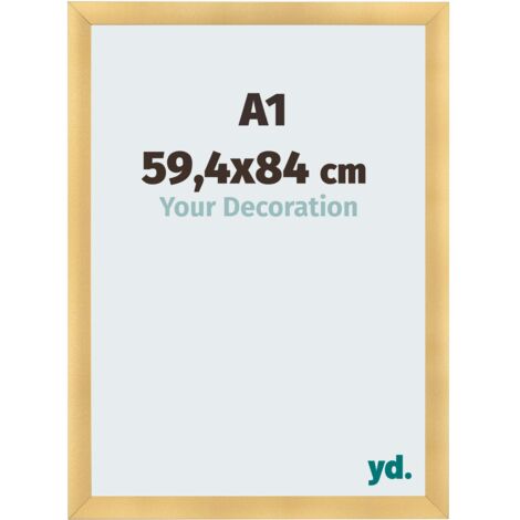yd. - Cadre photo A1 59.4x84 - Or Mat - MDF - Pisa