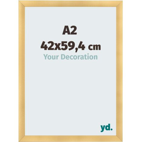 yd. - Cadre photo A2 42x59.4 - Or Mat - MDF - Pisa