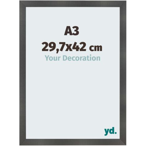 yd. - Cadre photo A3 29.7x42 - Noir Mat - MDF - Pisa