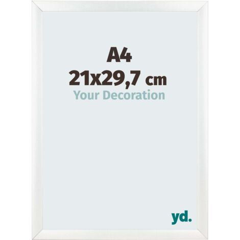yd. - Cadre photo A4 21x29.7 - Blanc Mat - MDF - Pisa