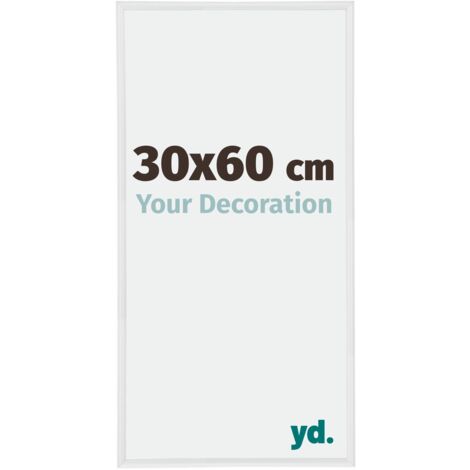 YD. Your Decoration - 45x60 cm - Cadres Photos en Plastique Avec Verre Plexiglas - Excellente Qualité -Noir Mat - Cadre Decoration Murale - Annecy.