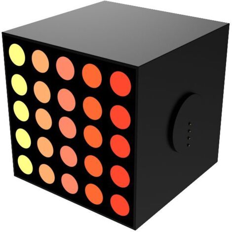 Yeelight Cube Lámpara de mesa inteligente Wi-Fi/Bluetooth Negro