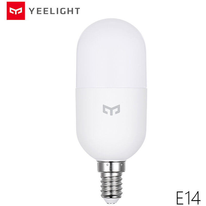 LEDs Intelligent Light Bulb 2700-6500K Lighting 450LM AC220V 4W E14 Base Candle Lamp Mesh Edition App & Voice Control,model: E14 base - Yeelight