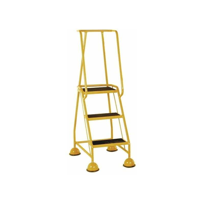 VFM - Yellow 3 Tread Step Ladder 385137 - SBY29295