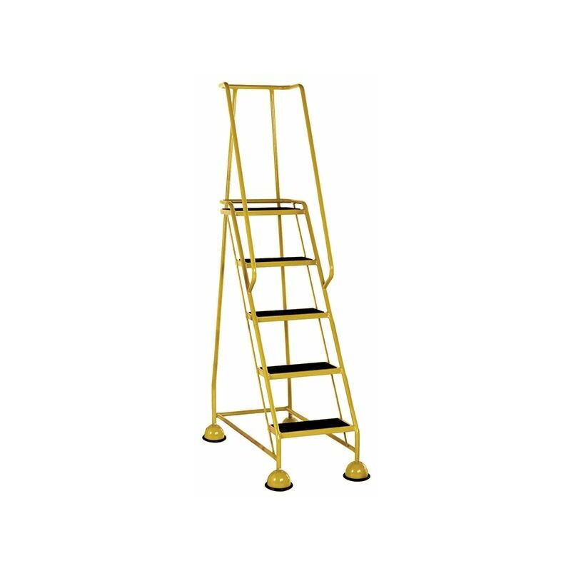 VFM - Yellow 5 Tread Step Ladder 385145 - SBY29303