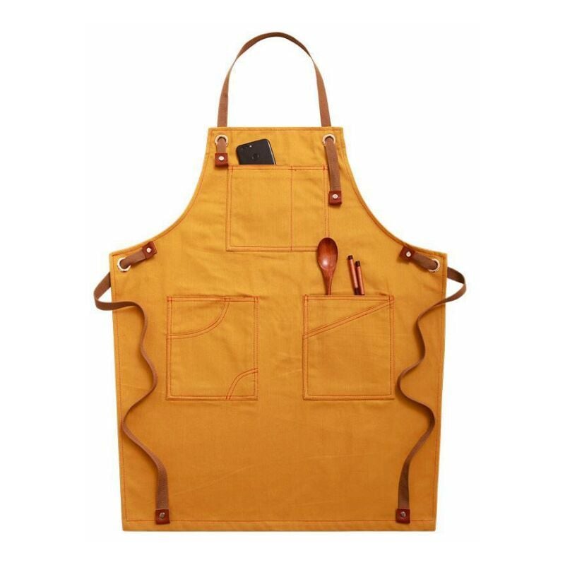 Yellow children's gardening apron 47cm