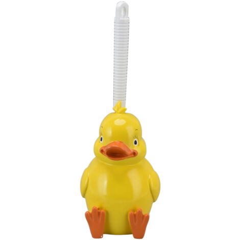 Yellow Duck WC-Bürste – Tiefenreinigung der Toilette mit Halterung – Nahtlose Badbürste