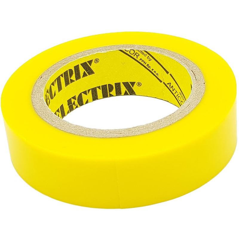 Anticor - Yellow Electrical Waterproof Insulation Insulating Tape 15mm x 10m
