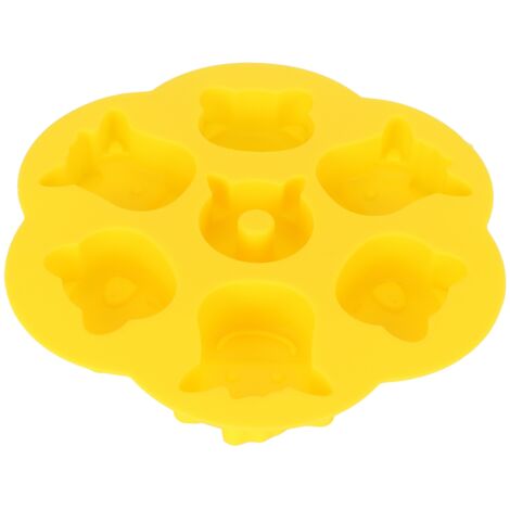 Yellow Silicone Cartoon Mold DIY HandMade Cake Chocolate Cookie Mold for Baking Kitchen