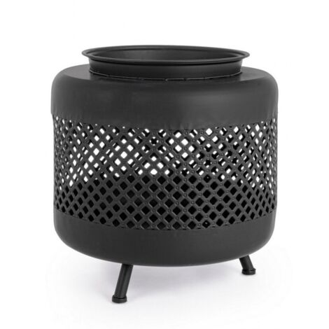 Yes Everyday Braciere Arredo Giardino Metallo Nero Efesto