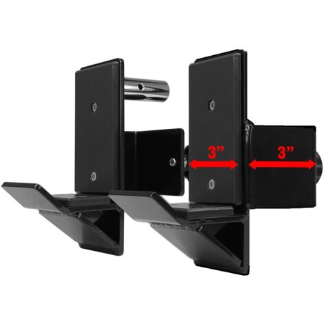 Yes4All QNGK 5 cm x 5 cm J Ganci Accessori per Power Rack, 7,6 cm x 7, 6 cm J Ganci