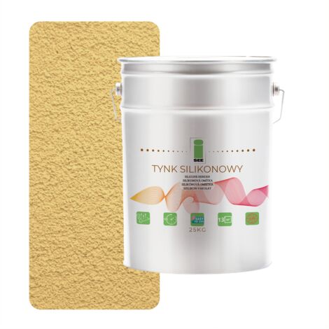 Yeso de silicona para exteriores, amarillo limón, 1,5 mm, calidad superior, 25 kg