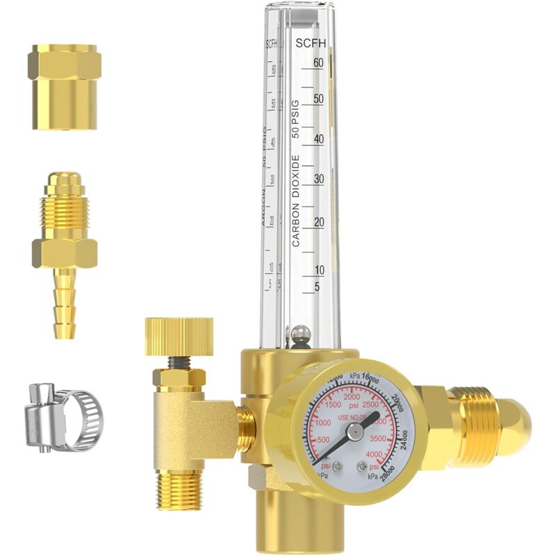 Yeswelder débitmètre Argon/CO2 régulateur de gaz jauge soudure soudure