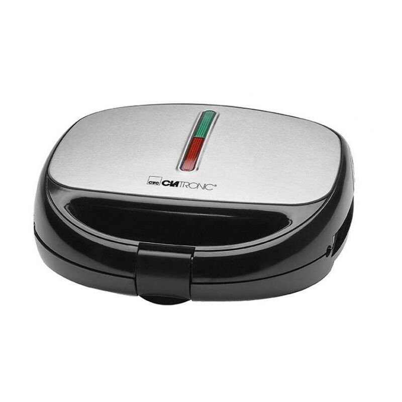 Clatronic - st/wa 3670 sandwichera 800 w negro, acero inoxidable