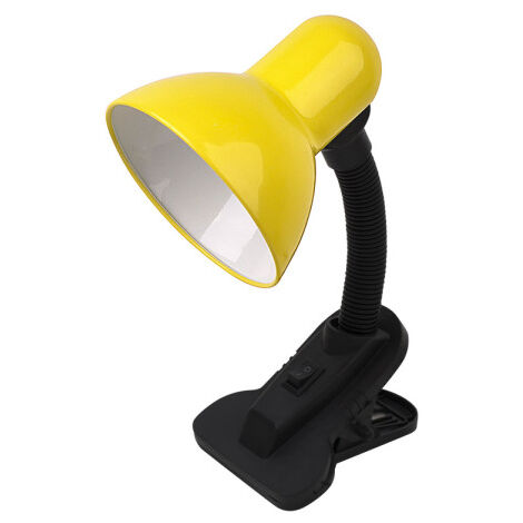 yezco 1xe27 yellow flexi fixation w/adjustable flexible clamp 26x11,5x12 cm