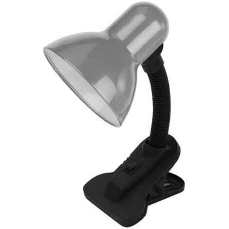 Yezco E27 Fixation Flexos Argent avec Clip 26x11,5x12 cm