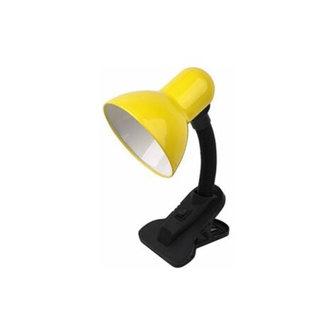 FABRILAMP Yezco E27 Jaune Flexos Clip Ajustable 26x11,5x12cm