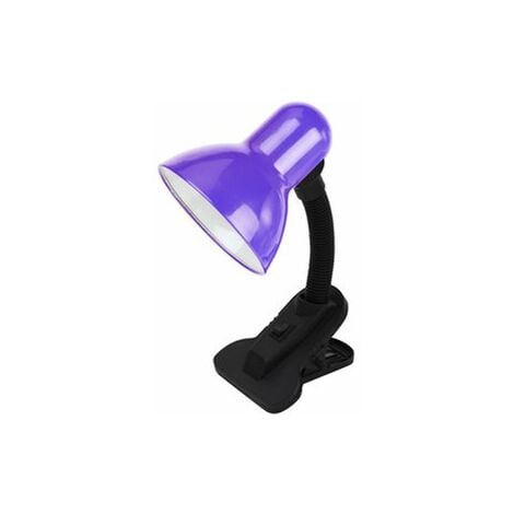 FABRILAMP Yezco E27 Violet Flexos Clip Ajustable 26x11,5x12cm