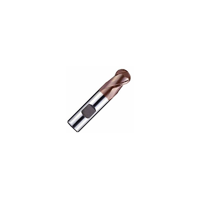 GB535110 rivestito HSSCO8 2 flute Ball nose slot
