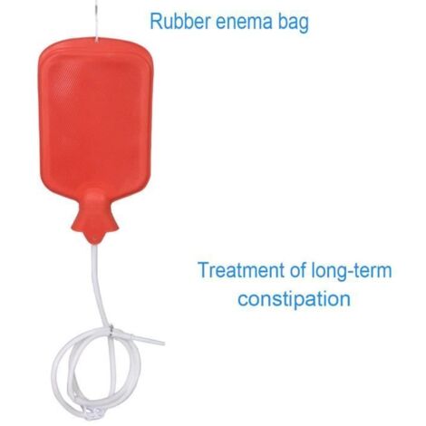 YID Ensemble de kit de lavement Smokitcen en silicone 2L Rouge