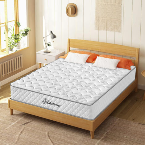 Yidatong – Matelas mémoire de forme 140x190 cm – Fermeté ferme – 8 zones ergonomiques – Housse respirante anti-acarien et hypoallergénique - 140x190dans