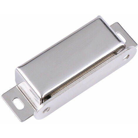 YIDOMDE Aimants loqueteaux magnétiques,loqueteau de porte magnétique , Acier inox, loqueteaux magnétiques aimanté pour fermeture de porte meuble/armoire/placard（39mm）