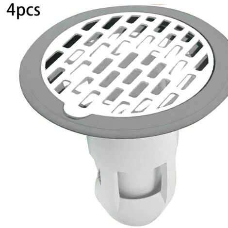 YIDOMDE Clapet anti-retour pour évier de douche - Noyau de canal - Anti-odeurs - Pour cuisine, salle de bain - Clapet anti-retour pour tuyaux de salle de bain - Joint d'évacuation de sol (4)