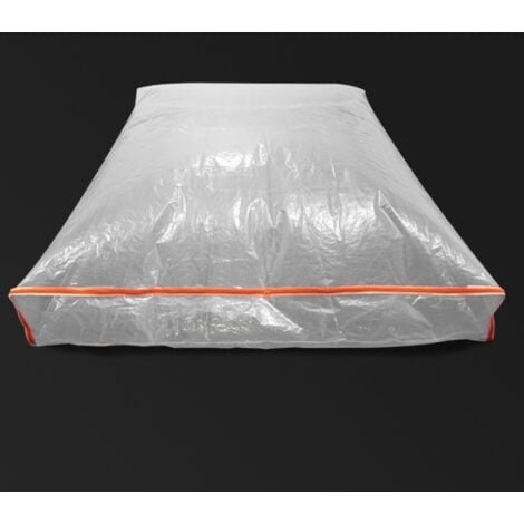 OLYMPE LITERIE, Housse plastique de protection pour matelas, 250x280 cm
