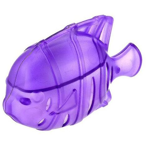 YIDOMDE Nettoyage de l'eau faux poisson décoration aquarium humidificateur filtre outils propres (violet)