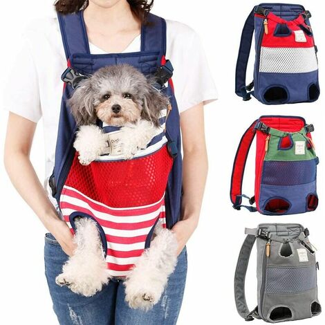 YIDOMDE Perle rare Sac à dos pour animaux de compagnie sac à dos de sortie pour animaux de compagnie sac de voyage poitrine avant et arrière sac à dos sac de transport filet pour animaux de compagnie