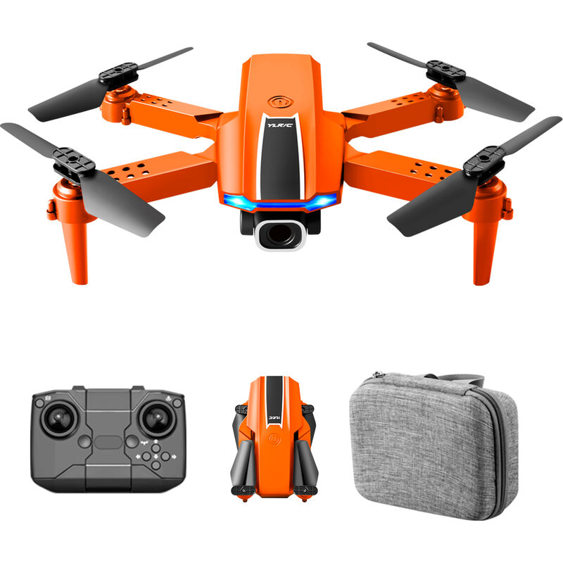 

YLR / C S65 Mini RC Drone RC Quadcopter con funcion Modo sin cabeza Paquete de bolsa de almacenamiento de aterrizaje de despegue de un boton,naranja,