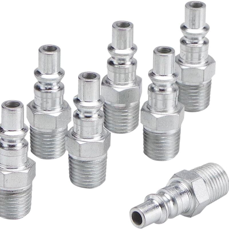 Image of YMYNY 10 Stück Kompressor-Armaturen 1/4 Zoll BSP Europäischer pneumatischer Schnellverbinder
