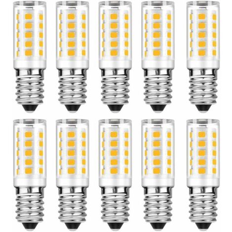 YMYNY 10er-Pack E14-LED-Lampen – Warmweiß 3000 K – 5 W, entspricht einer 50-W-Glühbirne – 500 lm, nicht dimmbar