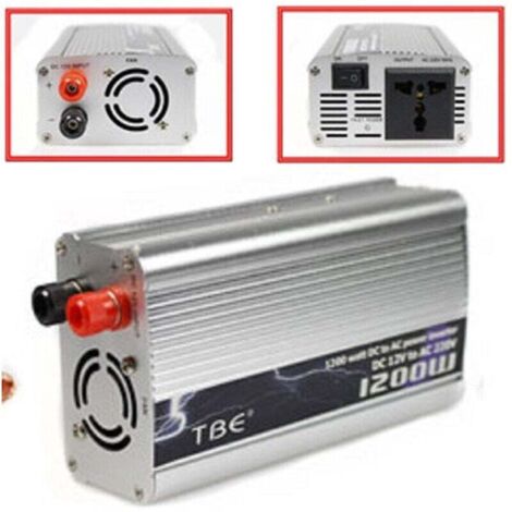YMYNY 1200 Watt Effizienter Wechselrichter-Transformator von 12 V auf 220 V –