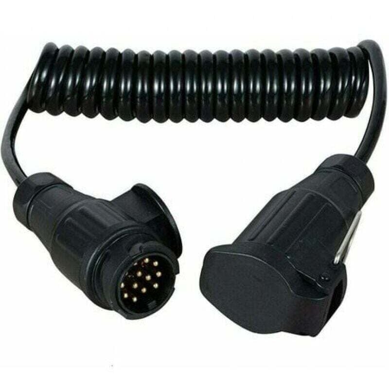 Image of YMYNY 13-poliges 3M Anhänger-Verlängerungskabel, Caravan-Stecker Fahrzeug-Spiral-Verlängerungskabel