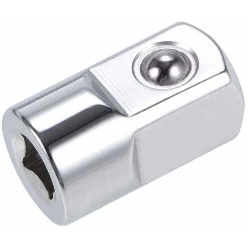 Image of YMYNY 1/4 Zoll Buchse auf 1/2 Zoll Stecker Reduzierstück Steckschlüsseladapter Cr-V Stahl