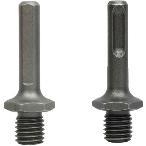 YMYNY 2 adaptadores de rosca macho M14 a hembra SDS Plus y hembra triangular para brocas de amoladora
