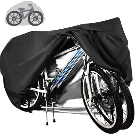 YMYNY 2 Fahrradabdeckungen, wasserdicht, atmungsaktiv, 210D Oxford-Gewebe, mit Verschlussösen, 200 x 85 x 110 cm, für Mountainbike und Rennen