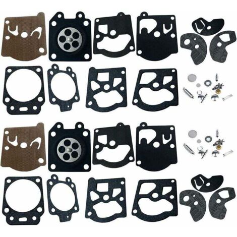 YMYNY 2 Packs Carbu Kit de Réparation, Membrane et Joints Pour Carburateur Walbro K10-WAT WA & WT Séries Stihl 028 FS40 FS44 FS85 Dolmar 103 105 108 111 Husqvarna Poulan McCulloch Partner Echo etc.