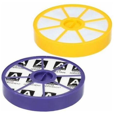 YMYNY 2 pièces Kit de filtres HEPA Anti-allergie Avant et après-Moteur pour aspirateurs Dyson DC05 DC08