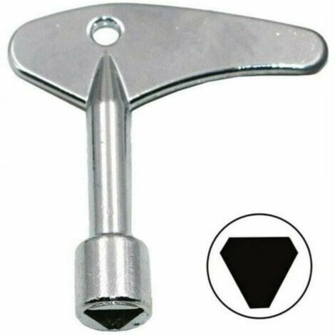 YMYNY 2 piezas de llave triangular de 9 mm con interruptor de llave triangular para ascensor de gas eléctrico de emergencia