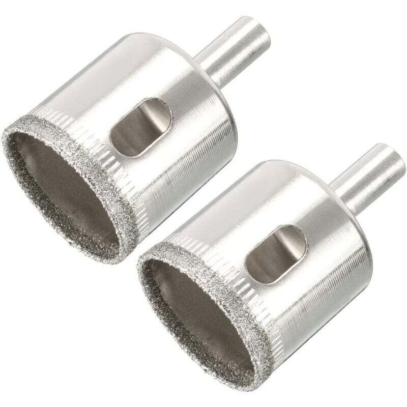 Image of 2 Stück Diamant-Kernbohrer-Lochsäge für Keramik, Marmor, Glasfliesen, 30 mm - Ymyny