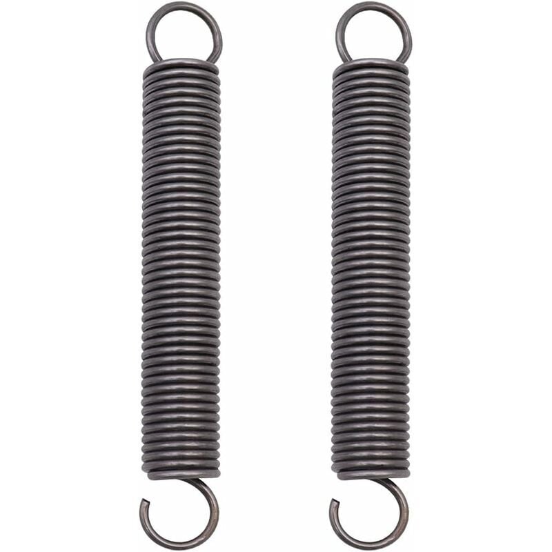 Image of 2 Stück Zugfeder aus Stahl, Druckfeder, verlängerte Doppelhakenfedern – 2 x 18 x 150 mm - Ymyny