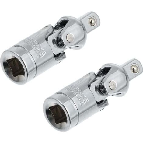 YMYNY 2-teiliger Winkelgriff, automatischer manueller Adapter, rotierendes Teilwerkzeug, ein Sechskant-Kardanschlüssel, Schlag-gebogene Drehratsche, U-feste Verlängerung, der/Stud-Adapter für