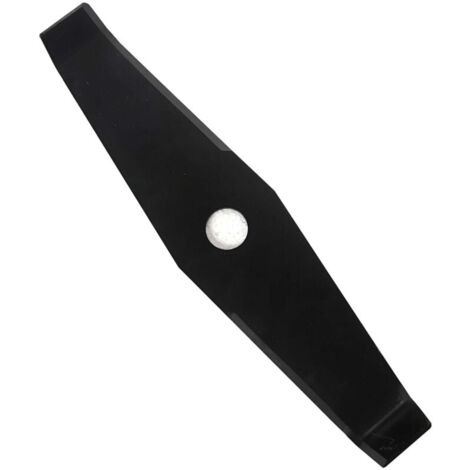 YMYNY 23754 Cuchilla de repuesto de 2 dientes para desbrozadora, universal, filo de corte de 310 mm, orificio: 25,4 mm, grosor: 3 mm