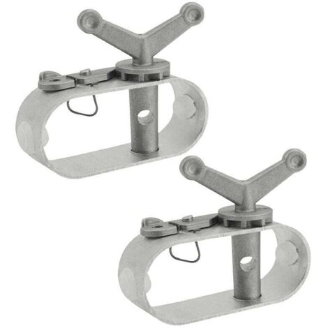 YMYNY 2er-Pack Spannkabelspanner für Poolabdeckungen – Poolabdeckungswinde, Aluminiumwinde für Schwimmbecken, Poolabdeckungsspanner – 8 x 2 x 6,4 cm