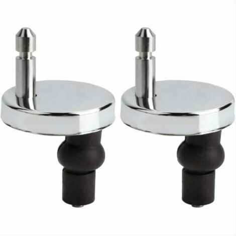 YMYNY 2er-Pack Universal-Toilettensitzbefestigungen, Toilettensitzscharnier, Toilettendeckelabdeckung, Toilettensitzbefestigungen, Ersatz-Toilettensitzbefestigungen, Toilettensitzbefestigungen