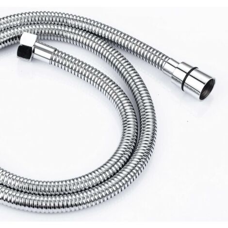 YMYNY 2M Edelstahl Anti-Twist Brauseschlauch, Brauseschlauch Standardanschluss G 1/2 Universal für Badezimmer Anpassbar an alle Duschköpfe