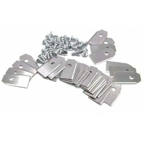 YMYNY 30x Klingen kompatibel mit Husqvarna Automower 105 108 210C 220AC 305 308 308x 310 315 320 330X 420 430X 440 450X G1 G2 und andere (Stahl, 0,75 mm)
